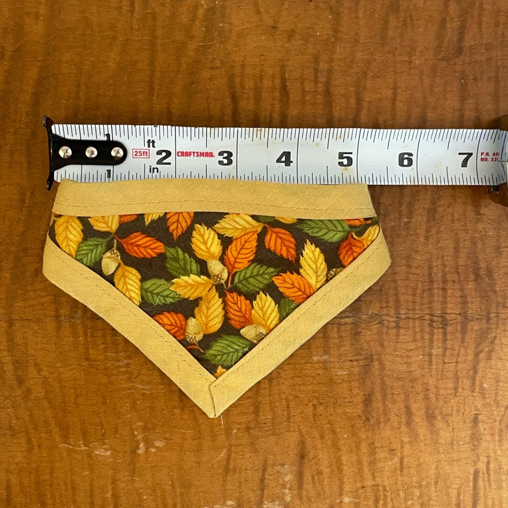 Dog Bandana, Fall Leaves, Small